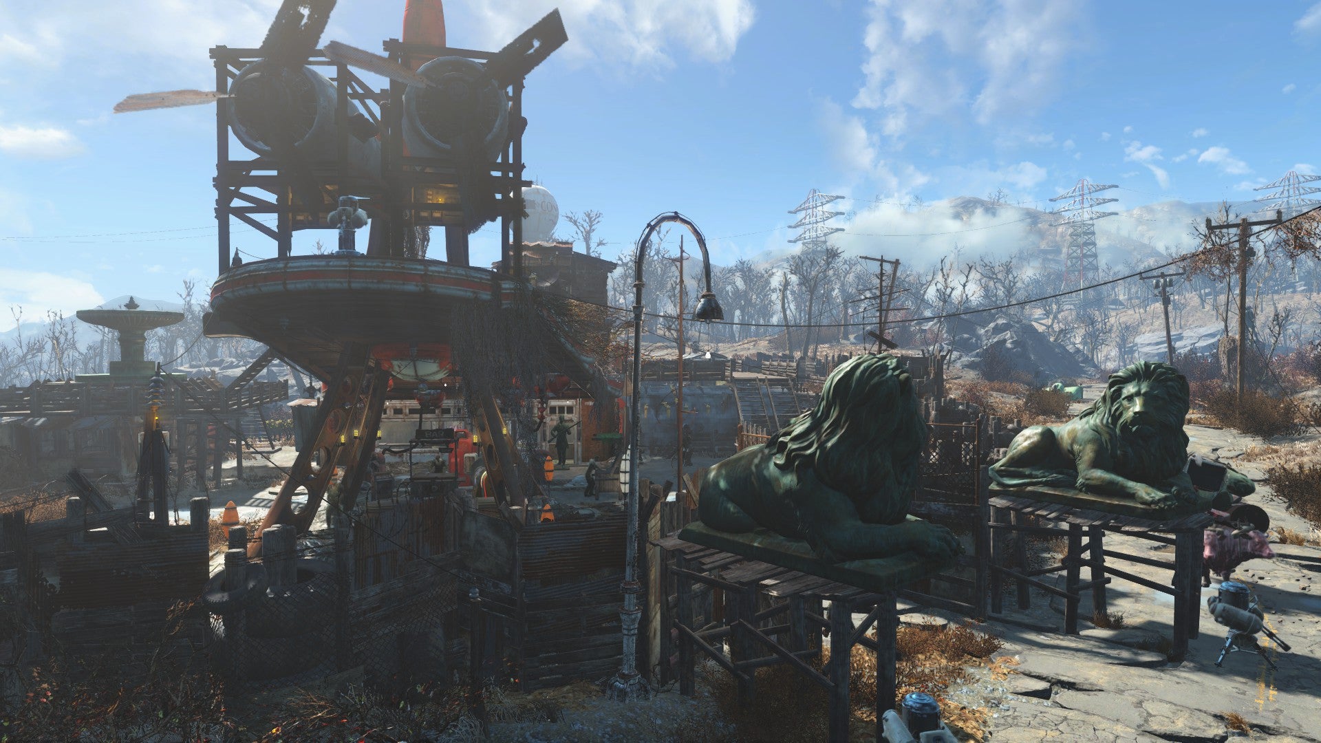 Fallout 4 base builders are using mods to create incredible settlements